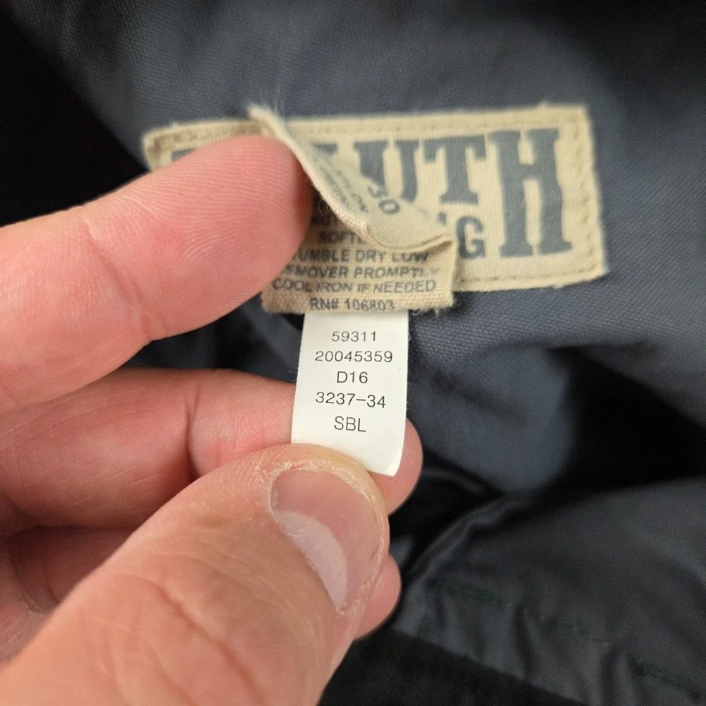 Duluth Trading Co Dry On The Fly Pants Men Mx30 (30x24) Gray Cargo Outdoor Nylon